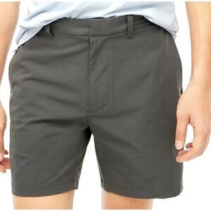 J. Crew NWT Men's Charcoal Grey Tech Short 5in Length UPF 50+ Water Resistant 31